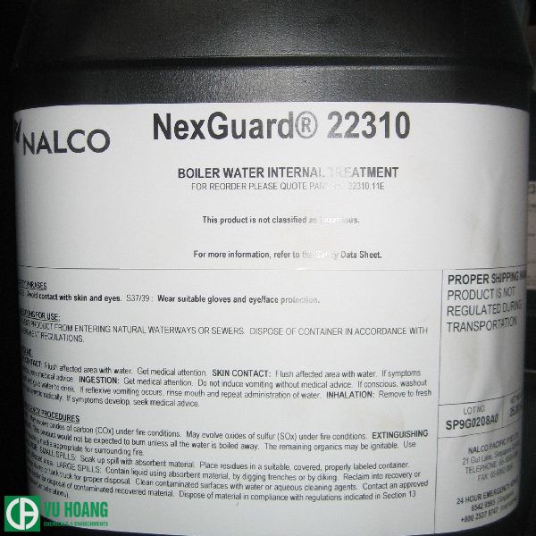 Boiler water internal treatment nalco 22310