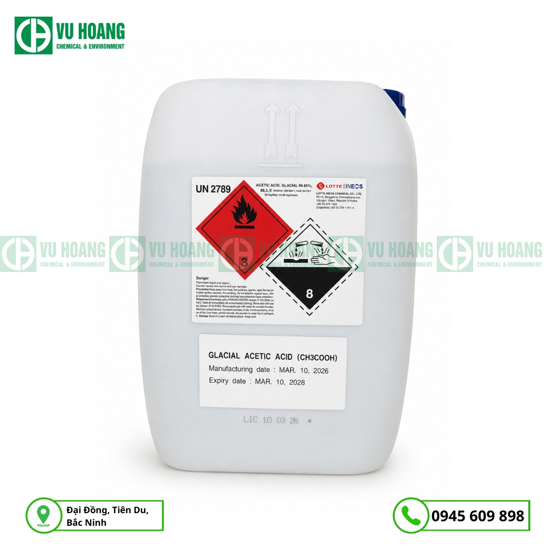 Axit Acetic – Axit Axetic – CH3COOH 99%