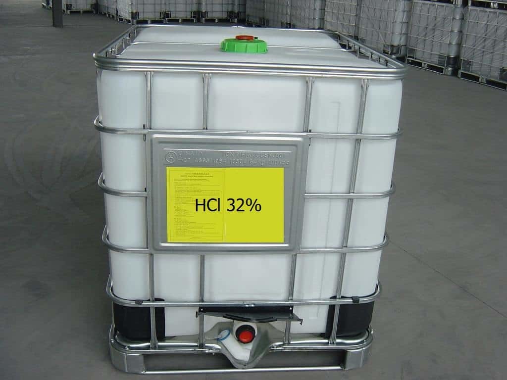 HCl 35% - Axit clohydric 35% - Công Ty Hóa Chất Vũ Hoàng
