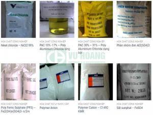 Một số hóa chất xử lý nước thải - Vũ Hoàng
