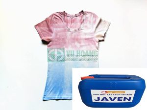 Dùng nước javen tẩy quần áo có bị phai màu không?