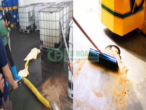 Biện pháp xử lý khi axit nitric HNO3 bị rò rỉ, tràn đổ