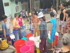 Nước thải sinh hoạt được thải ra từ việc tắm giặt, nấu ăn hằng ngày