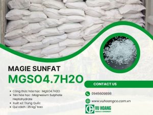 Ứng dụng Magie Sunfat MgSO4.7H2O