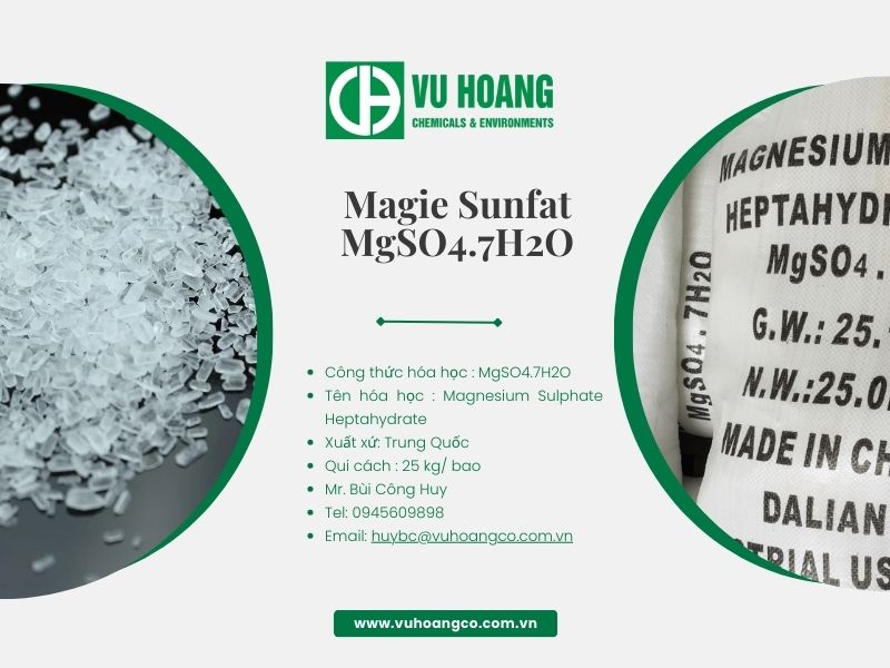 Giá bán magie sunfat MgSO4.7H2O