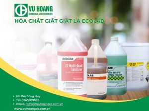 Hóa chất giặt là công nghiệp Ecolab