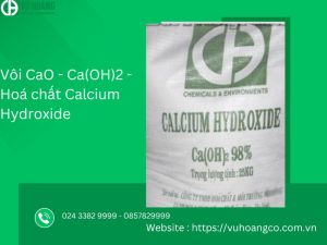Vôi CaO - Ca(OH)2 - Hoá chất Calcium Hydroxide 