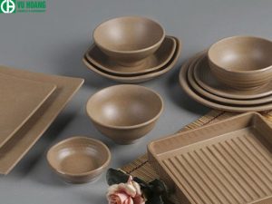 Nhựa melamine được dùng để sản xuất bát, đĩa, cốc,…