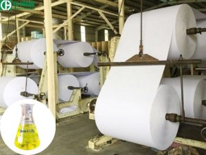 NaClO dùng để tấy trắng giấy, bột giấy, vải…