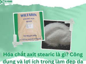 Hóa chất axit stearic là gì? Công dụng và lợi ích trong làm đẹp da