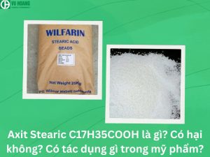 Axit Stearic C17H35COOH là gì? Có hại không? Có tác dụng gì trong mỹ phẩm?
