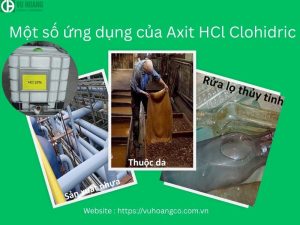 Một số ứng dụng của axit clohidric