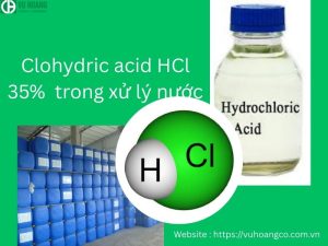 Clohydric acid HCl 35% trong xử lý nước
