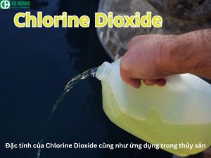 Đặc tính của Chlorine Dioxide cũng như ứng dụng trong thủy sản