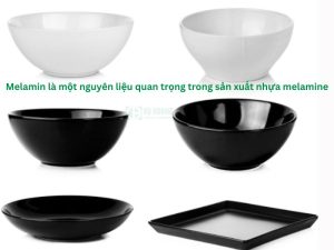 Melamin là một nguyên liệu quan trọng trong sản xuất nhựa melamine