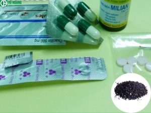 KMnO4 dùng làm thuốc khử trùng và thuốc diệt nấm