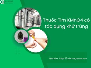 Thuốc Tím KMnO4 có tác dụng khử trùng