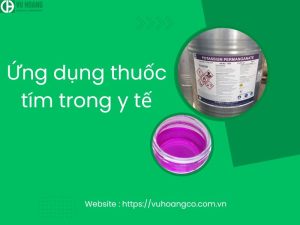 Ứng dụng thuốc tím trong y tế