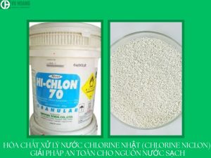 HÓA CHẤT XỬ LÝ NƯỚC CHLORINE NHẬT (CHLORINE NICLON): GIẢI PHÁP AN TOÀN CHO NGUỒN NƯỚC SẠCH