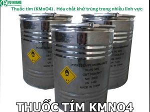 Thuốc tím (KMnO4) . Hóa chất khử trùng trong nhiều lĩnh vực