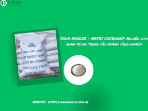 SODA NA2CO3 ( NATRI CACBONAT ) : Nguyên liệu quan trọng trong các ngành công nghiệp