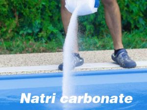 Loại muối này được dùng để làm tăng độ pH bể bơi
