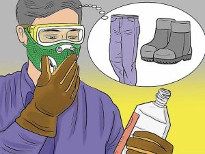 Mang bảo hộ lao động trước khi sử dụng hóa chất