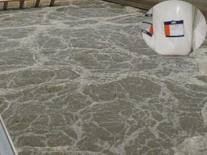 Polymer Cation ứng dụng trong quy trình xử lý nước thải, giúp lắng tụ nhanh chóng các hạt chất rắn có trong nước thải. 