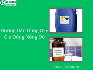 Hướng Dẫn Dùng Oxy Già Đúng Nồng Độ