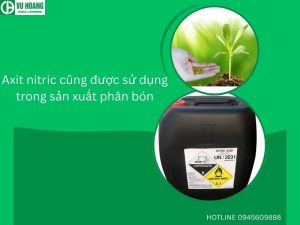 Axit nitric cũng được sử dụng trong sản xuất phân bón