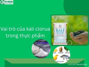 Vai trò của kali clorua trong thực phẩm