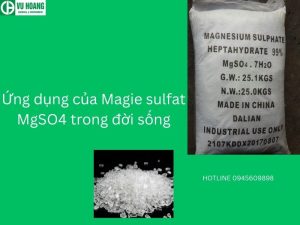 Ứng dụng của Magie sulfat MgSO4 trong đời sống