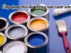 Ứng dụng trong sản xuất sơn nhằm tạo độ mịn và tăng độ chắn sáng