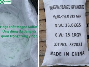 Hoạt chất Magne Sulfat: Ứng dụng đa dạng và quan trọng trong y học