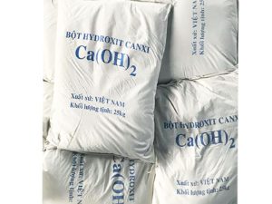 Vôi tôi, hay còn gọi là canxi hydroxit
