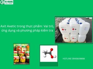 Axit Axetic trong thực phẩm: Vai trò, ứng dụng và phương pháp kiểm tra