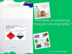 Acid axetic có ứng dụng gì trong sản xuất công nghiệp ?