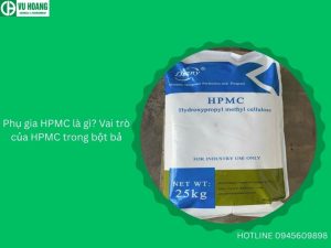 Phụ gia HPMC là gì? Vai trò của HPMC trong bột bả