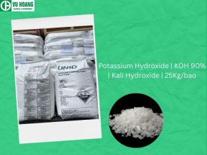 Potassium Hydroxide | KOH 90% | Kali Hydroxide | 25Kg/bao