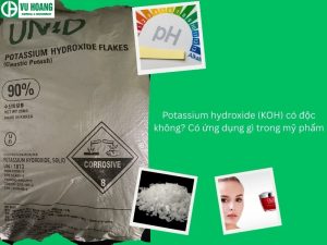 Potassium hydroxide (KOH) có độc không? Có ứng dụng gì trong mỹ phẩm