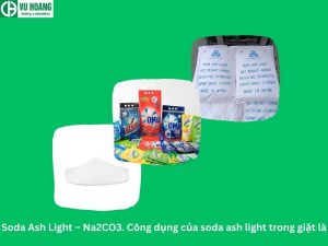 Soda Ash Light – Na2CO3. Công dụng của soda ash light trong giặt là