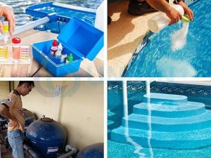 Sodium hypochlorite là hóa chất xử lý nước bể bơi phổ biến giúp khử trùng nước giúp đảm bảo chất lượng nước mỗi ngày