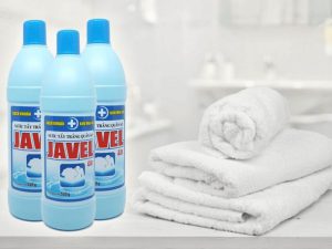 Ứng dụng nước javen để làm sạch vết bẩn
