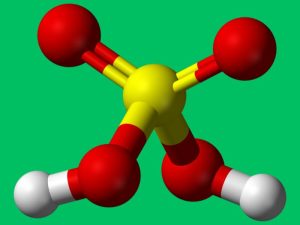 Công thức cấu tạo của H2SO4