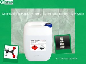 Acetic Acid (CH3COOH) 99% - Giấm công nghiệp - 30Kg/can