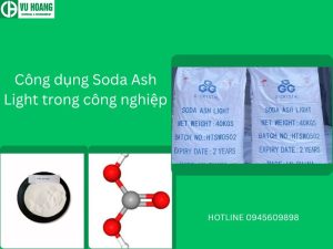 Công dụng Soda Ash Light trong công nghiệp