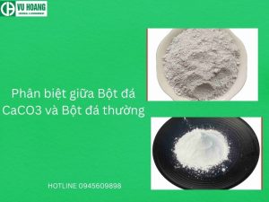 Phân biệt giữa Bột đá CaCO3 và Bột đá thường