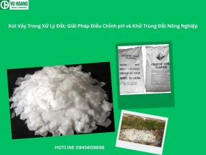 Xút Vảy Trong Xử Lý Đất: Giải Pháp Điều Chỉnh pH và Khử Trùng Đất Nông Nghiệp