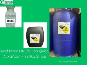 Acid Nitric HNO3 Hàn Quốc, 35kg/can – 280kg/phuy