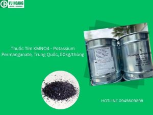 Thuốc Tím KMNO4 - Potassium Permanganate, Trung Quốc, 50kg/thùng